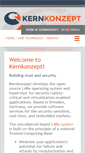 Mobile Screenshot of kernkonzept.com
