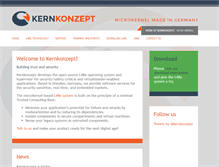 Tablet Screenshot of kernkonzept.com